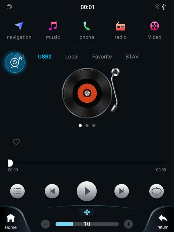 Digital iQ LENOVO SSX 9855_CPA TESLA STYLE  for FORD FOCUS mod. 2011-2017