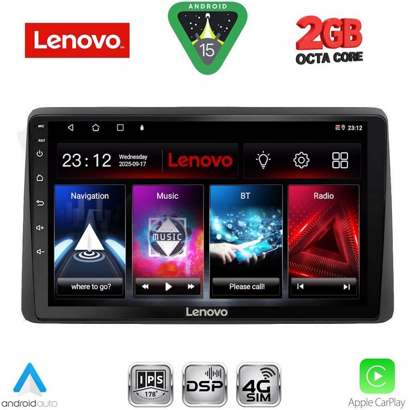 Digital iQ LENOVO LVF 5104_CPA (10inc) MULTIMEDIA TABLET for DACIA DUSTER mod. 2019-2026