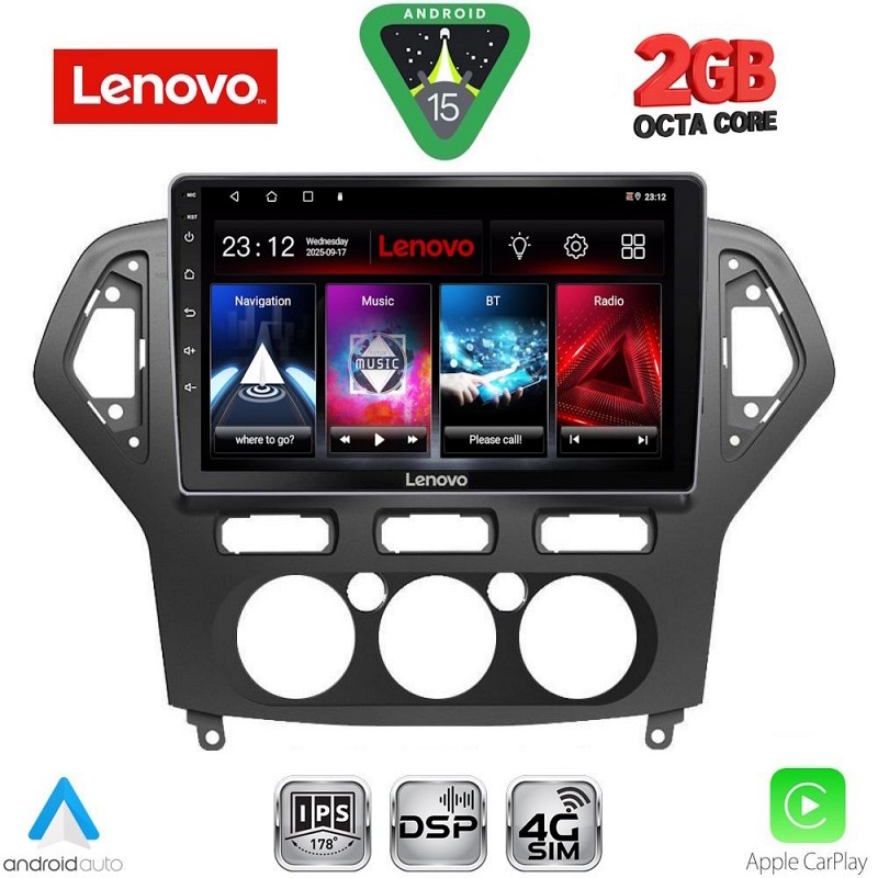 Digital iQ LENOVO LVF 5162_CPA A/C (10inc) MULTIMEDIA TABLET for FORD MONDEO mod. 2007-2011