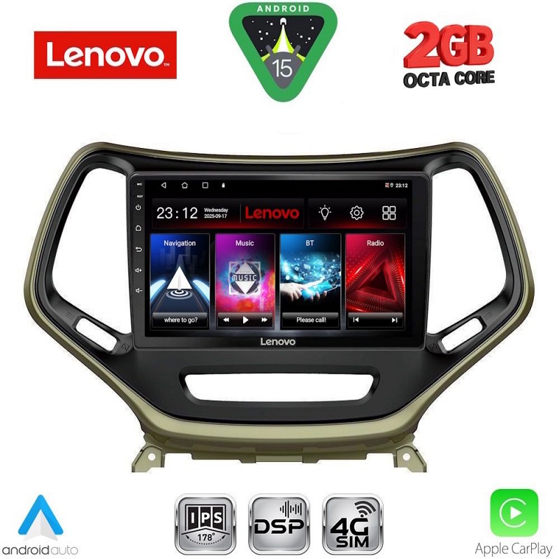 Digital iQ LENOVO LVF 5273_CPA (10inc) MULTIMEDIA TABLET for JEEP CHEROKEE mod. 2014-2024