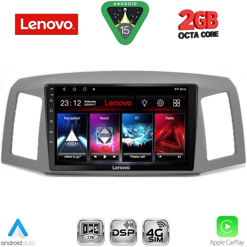 Digital iQ LENOVO LVF 5281_CPA (10inc) MULTIMEDIA TABLET for JEEP GRAND CHEROKEE mod. 2005-2007