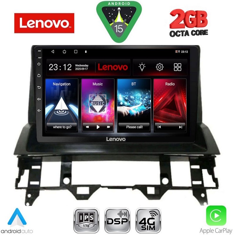Digital iQ LENOVO LVF 5376_CPA DASH (10inc) MULTIMEDIA TABLET for MAZDA 6 mod. 2002-2008