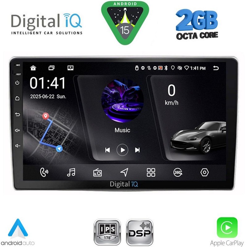 DIGITAL IQ RSF 4028_CPA (9inc) MULTIMEDIA TABLET for ALFA ROMEO MITO mod. 2008-2018