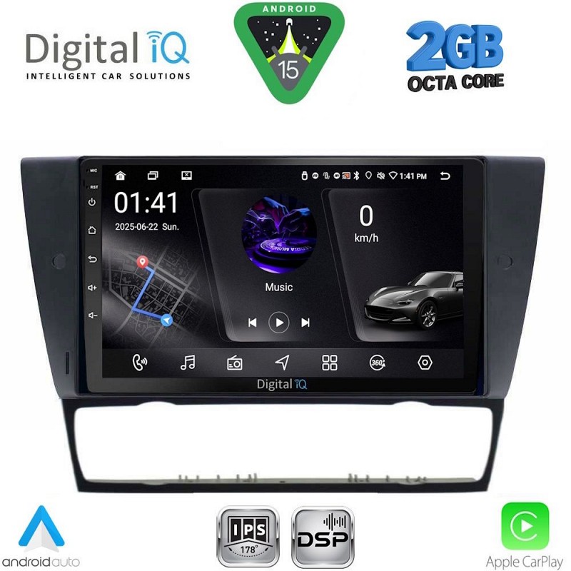 DIGITAL IQ RSF 4043_CPA (9inc) MULTIMEDIA TABLET for BMW E90-E91-E92-E93 mod. 2005-2012