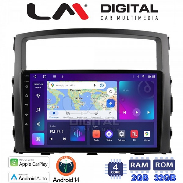 Electric Life OEM  Mitsubishi Pajero 2006 > 2014  4Core 2GB/32GB